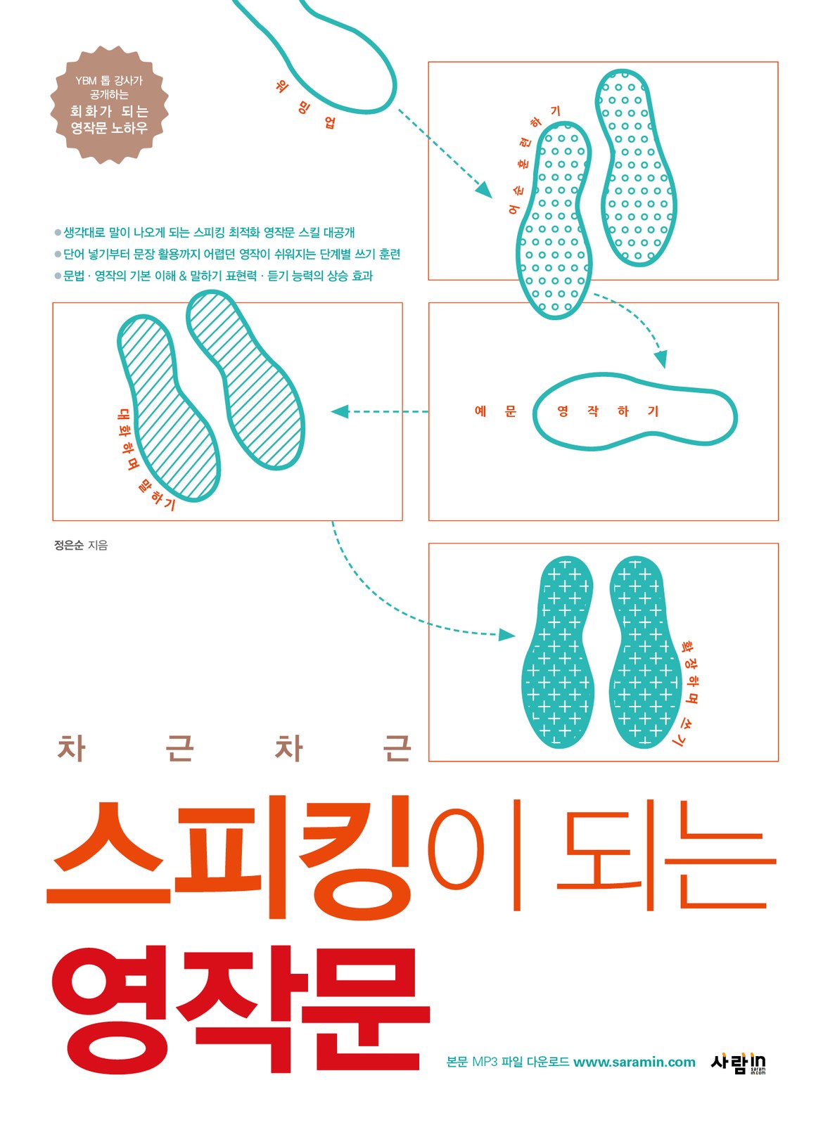 스피킹이 되는 영작문 교재·수험서 표지 디자인